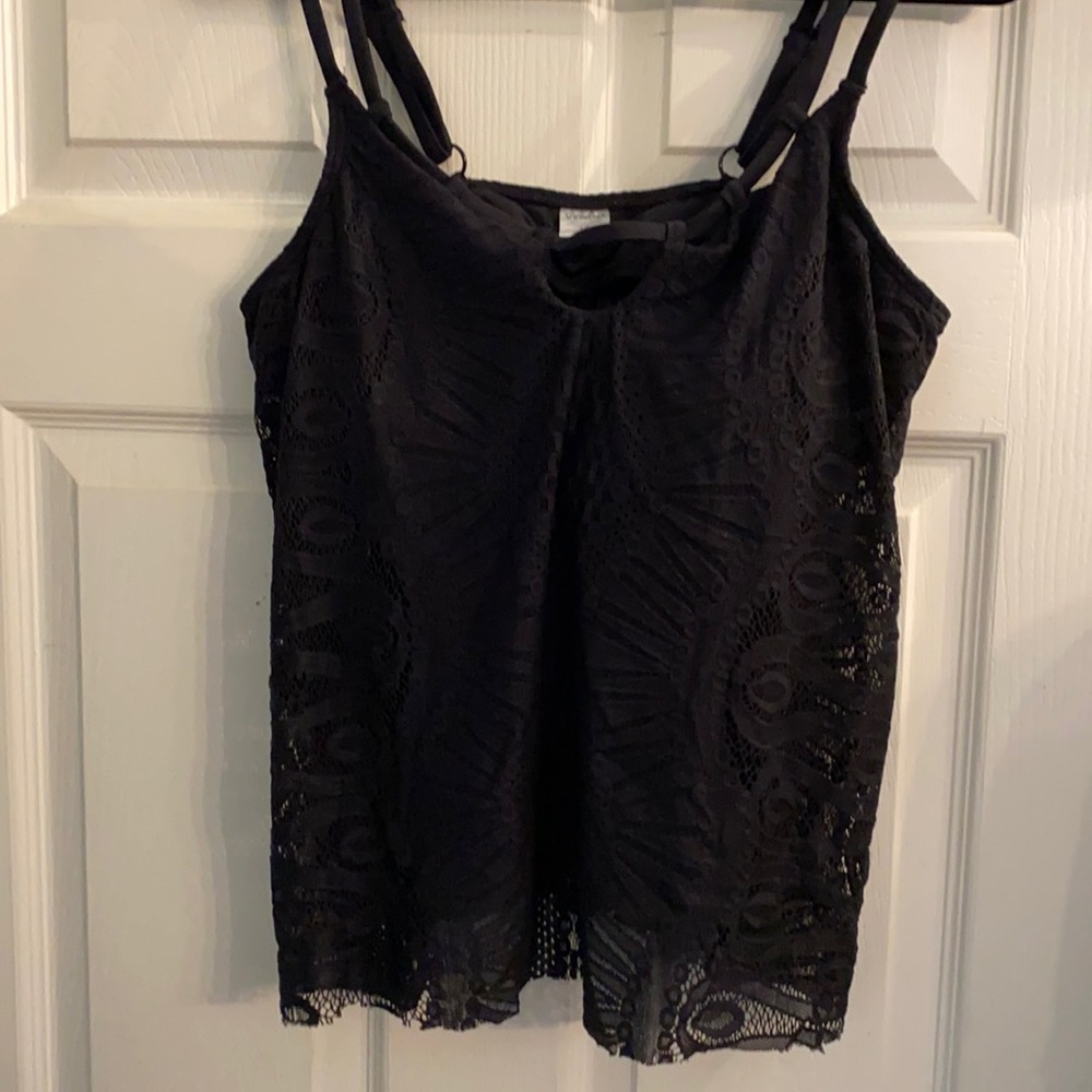 Venus Black Lace Tankini